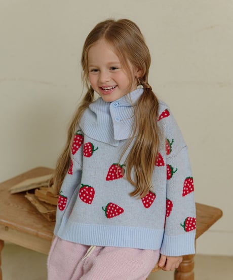 予約 melikey Strawberry knit