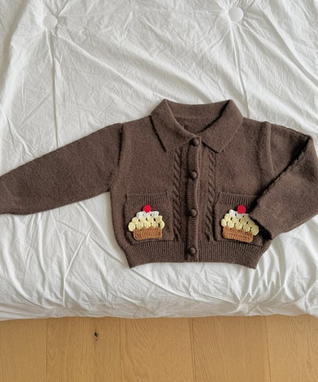 予約 ninibello Cupcake knit cardigan