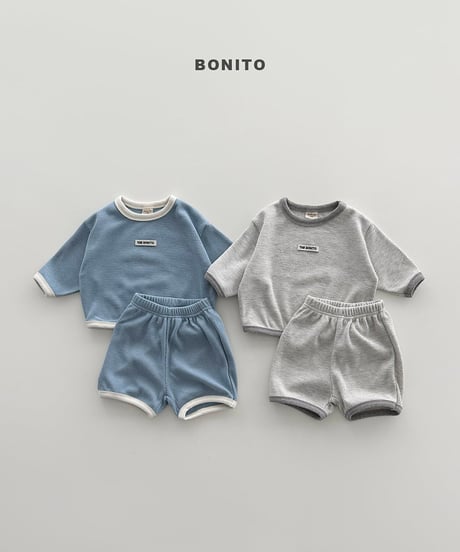 予約 bonito Knit waffle set