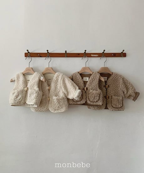 予約 monbebe Wool vest