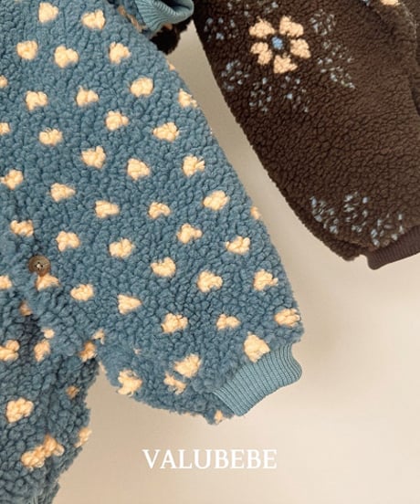予約 valubebe Snow flower heart suit