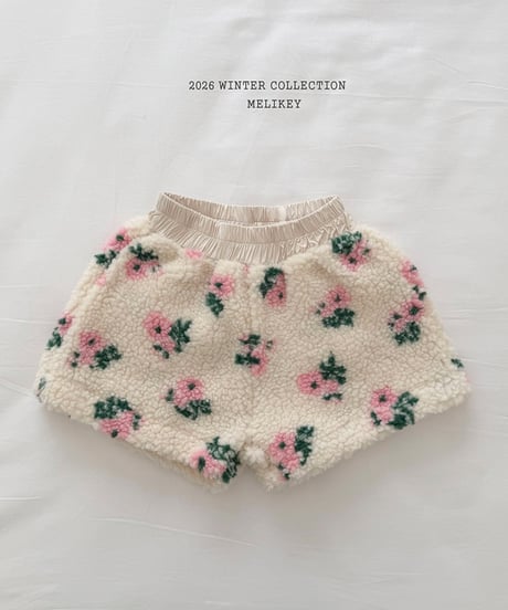 予約 melikey Heart flower pants