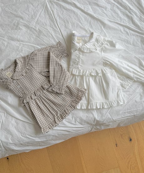 予約 ninibello Wendy's collar blouse