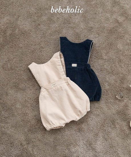 予約 bebeholic Pony suspender suit