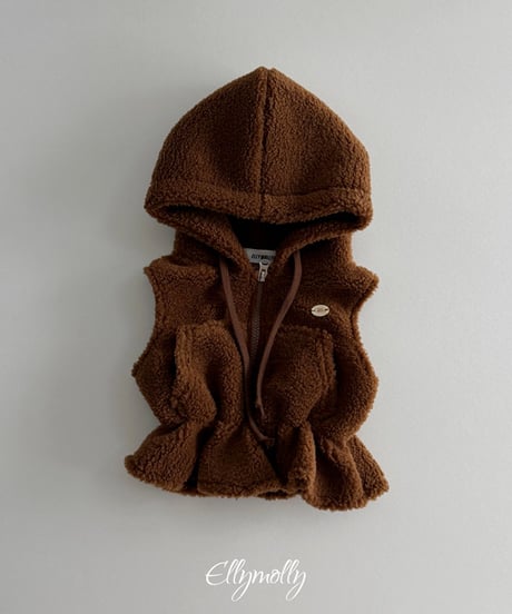 予約Elly Molly Bear hood vest
