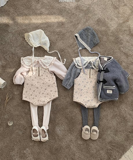 予約 bebeholic Tani Rabbit suspender suit
