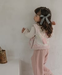 予約 FLO stitch ribbon hairpin