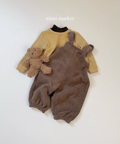 予約 mimi market Bagel striped tee