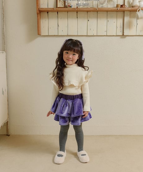 予約 melikey Cape frill Tee