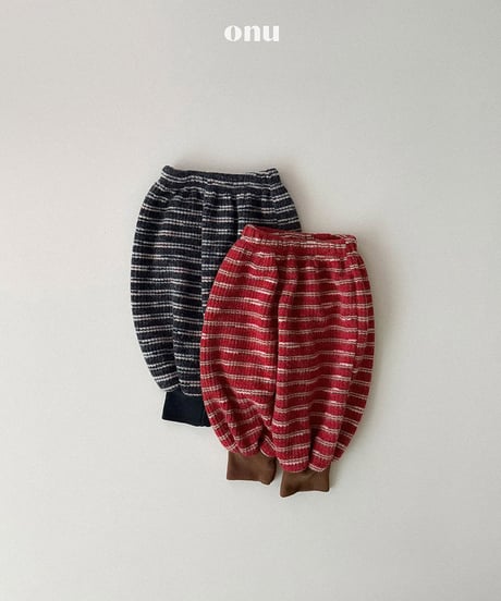 予約 ONU Marshmallow Harem Pants