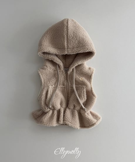 予約Elly Molly Bear hood vest