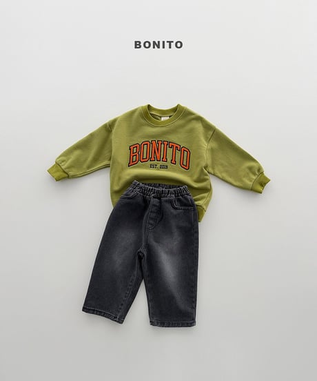 予約 bonito Bonito patch man to man