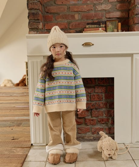 予約 melikey Vintage Indian knit