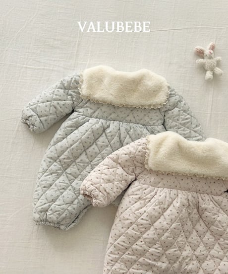 予約 valubebe Sherbet flower padded suit