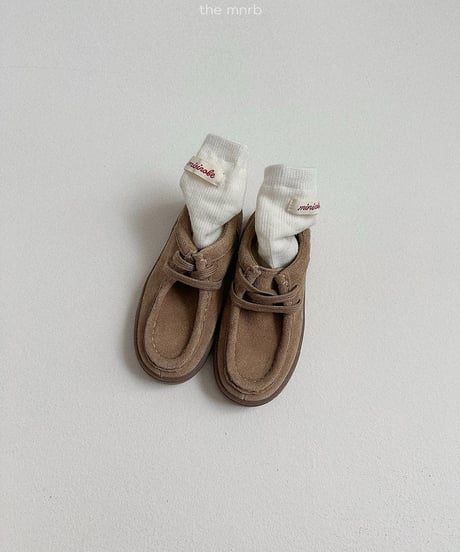 予約minirobe Heart logo socks 3SET