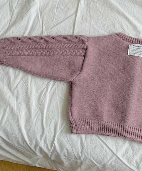 予約 ninibello Mob knit cardigan