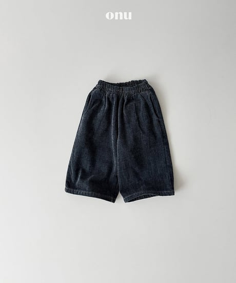 予約 ONU Wide kimono jeans