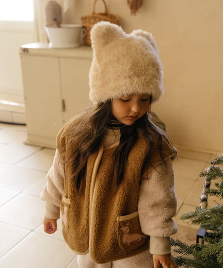 予約 OREN Cat Faux Fur Beanie