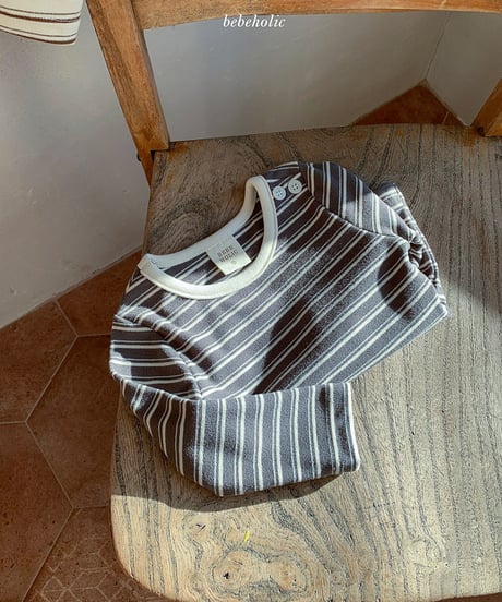 予約 bebeholic Toto stripe Tee