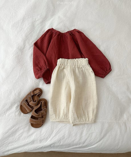 予約minirobe Chubby 8-part pants