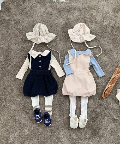 予約 bebeholic Pony suspender suit