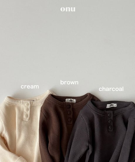 予約 ONU Crople button tee