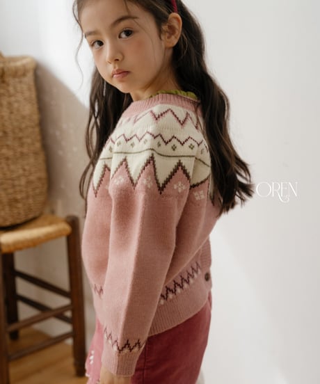 予約 OREN Oslo Reversible Knit Cardigan