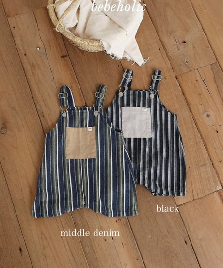 予約 bebeholic More ST suspender suit