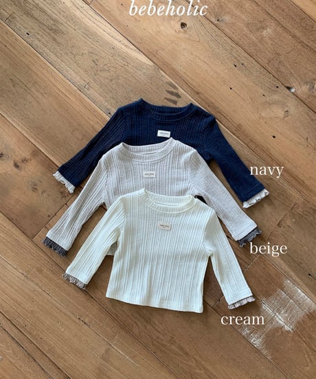 予約 bebeholic Layered tee