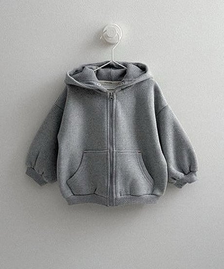 予約minirobe Barrel Hooded Zip-Up