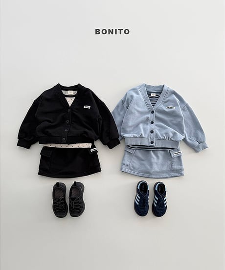 予約 bonito Cotton V cardigan