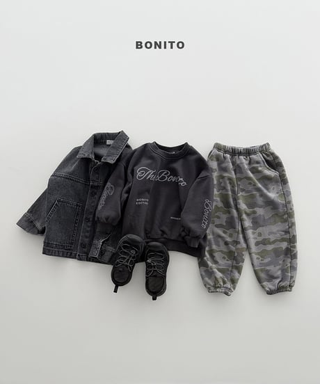 予約 bonito The bony totering man to man (ママとお揃い)
