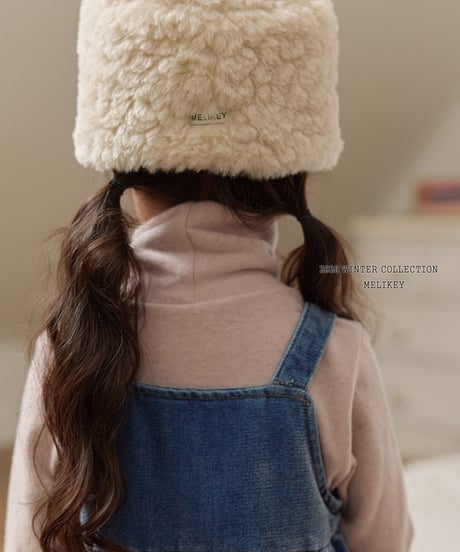 予約 melikey Gom Gom fur hat