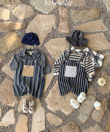 予約 bebeholic More ST suspender suit
