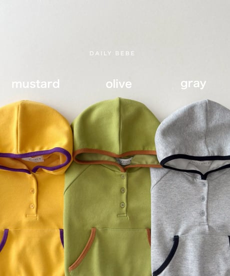 予約 daily bebe Colored pencil hood