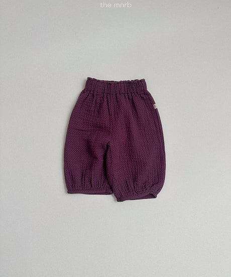 予約minirobe Chubby 8-part pants