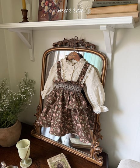 予約 marron Motif blouse