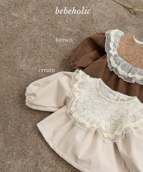 予約 bebeholic French blouse