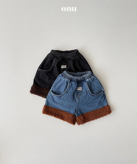 予約 ONU Denim wool pants