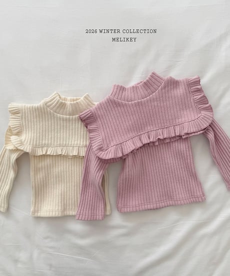 予約 melikey Cape frill Tee