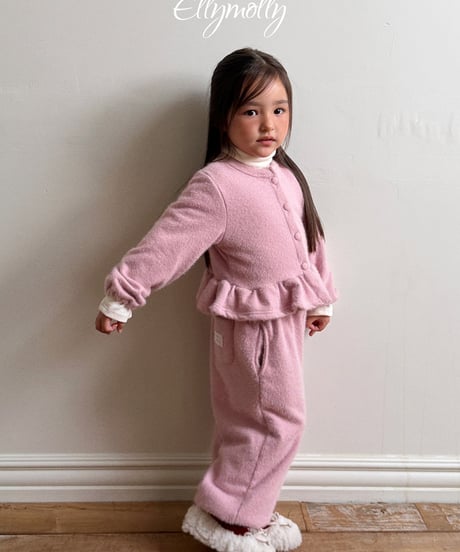 予約Elly Molly Snow flower angol jogger pants