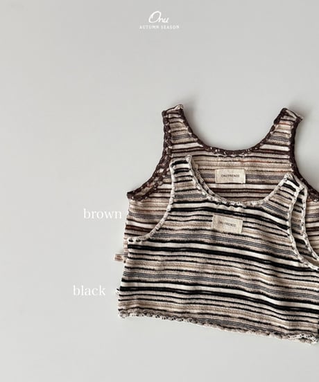予約 ONU Knit vest