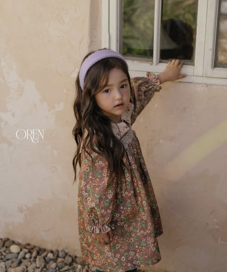 予約 OREN Bonjour Square Collar Dress
