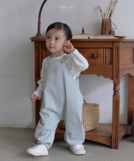 予約 bebe nine Tokangi suspender suit