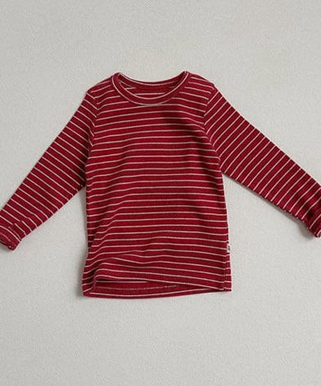 予約minirobe Round st long-sleeved tee