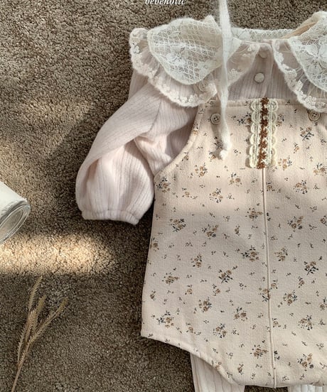 予約 bebeholic Tani Rabbit suspender suit
