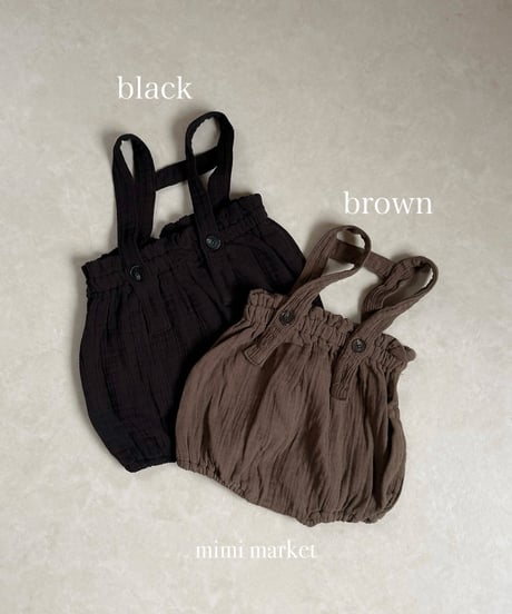 予約 mimi market Ohji jar suspender pants