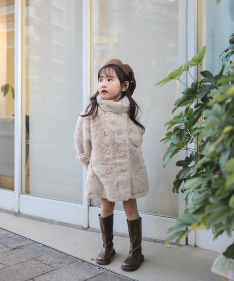 即納Luxe Fur Double Coat