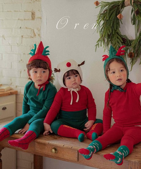予約 OREN Ho Ho Santa Loungewear Set