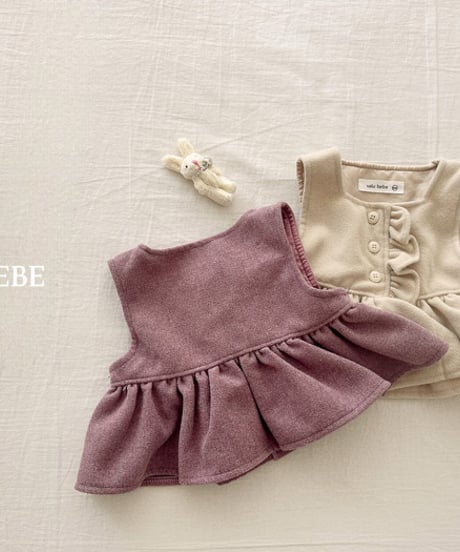 予約 valubebe Wool vest blouse